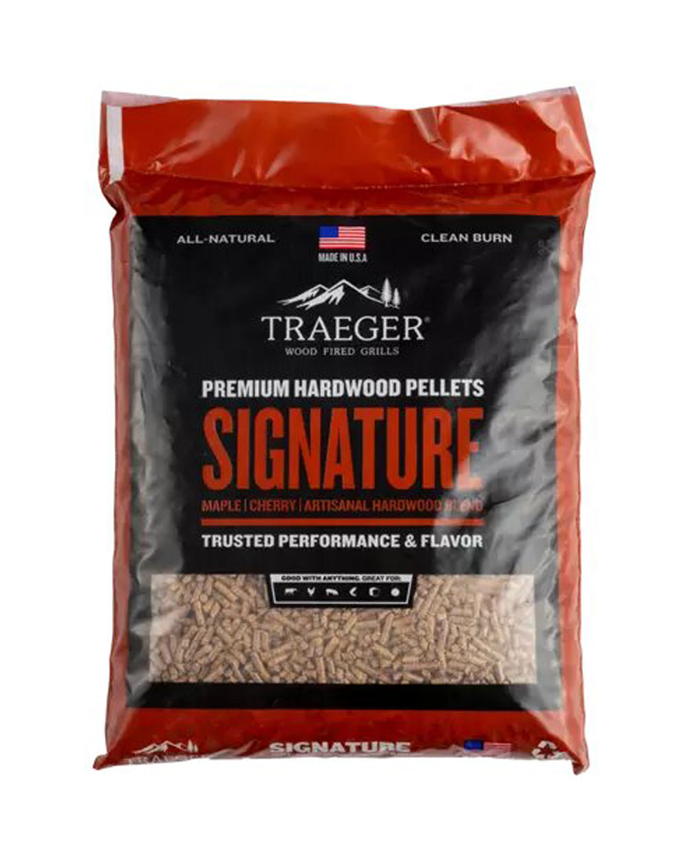Traeger Signature Blend Wood Pellets 90Kg Bag