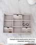 Stackers Grey Earring Display Accessory Set Of 3
