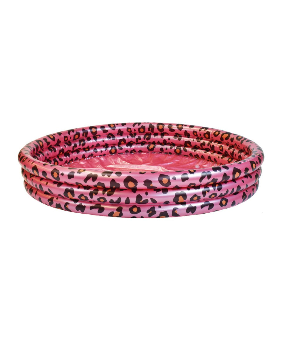 Swim Essentials Rose Gold Leopard Printed Children's Pool 150cm 3 Rings