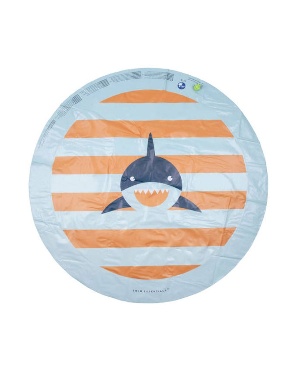 Swim Essentials Shark Sprinkler mat