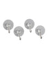 Wenko Static-Lock Nickel Hook Stainless Steel 4 Pieces
