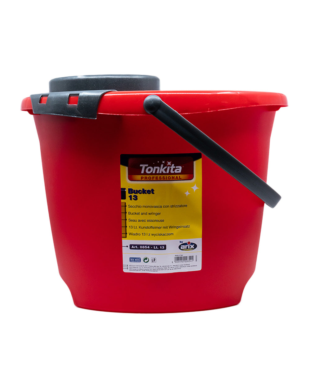 Tonkita Bucket with Squeezer 13L