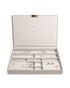 Stackers Taupe Supersize Lidded Stacker Champagne Gold Fitti