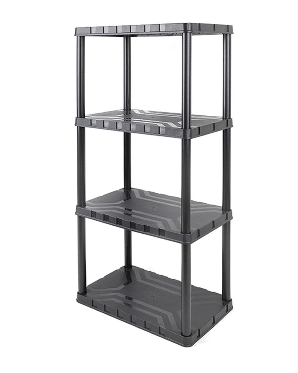 Tactix 4 Tier Plastic Shelf Unit