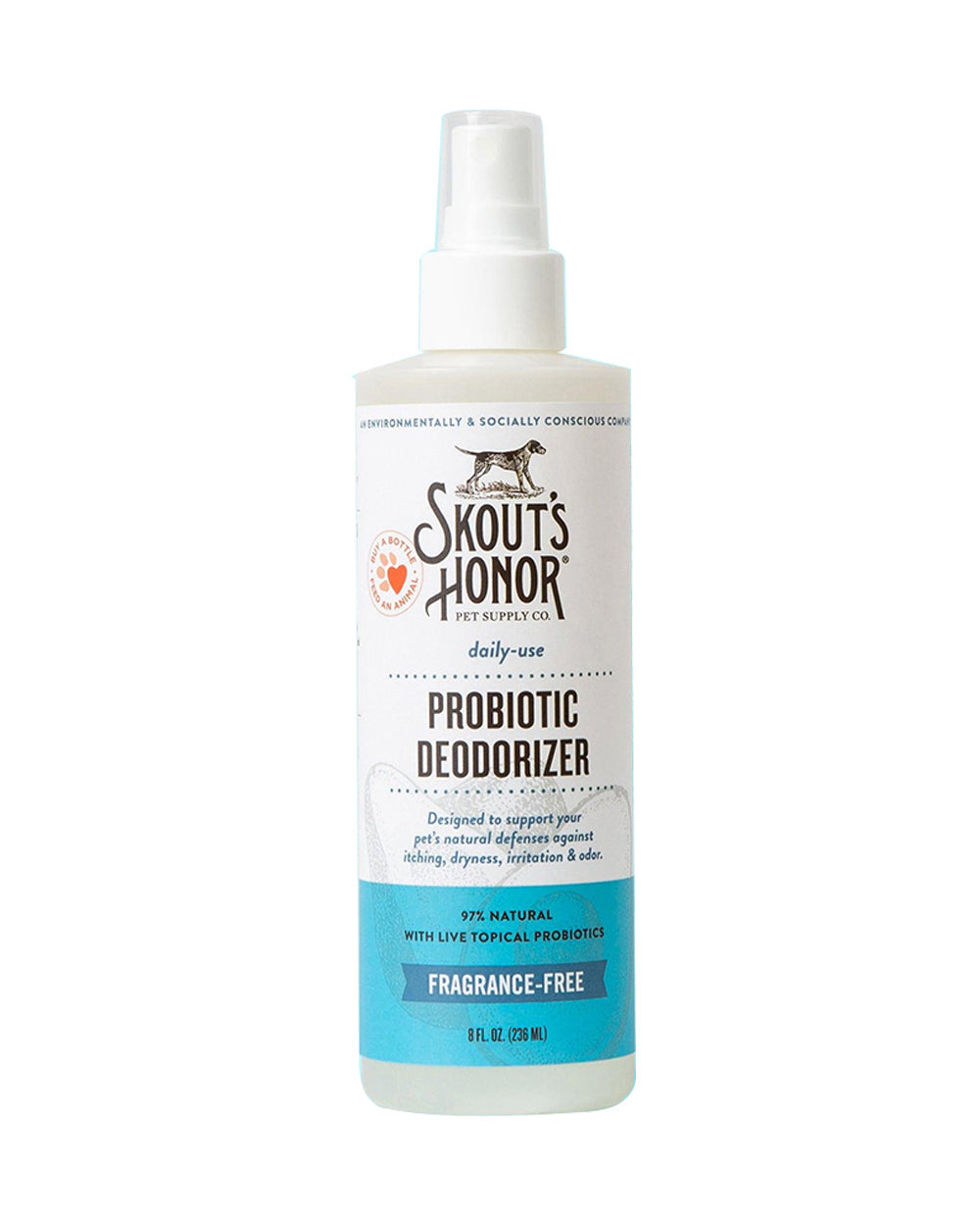 Skouts Honor 30ML Probiotic Daily Use Deodorizer Unscented Grooming