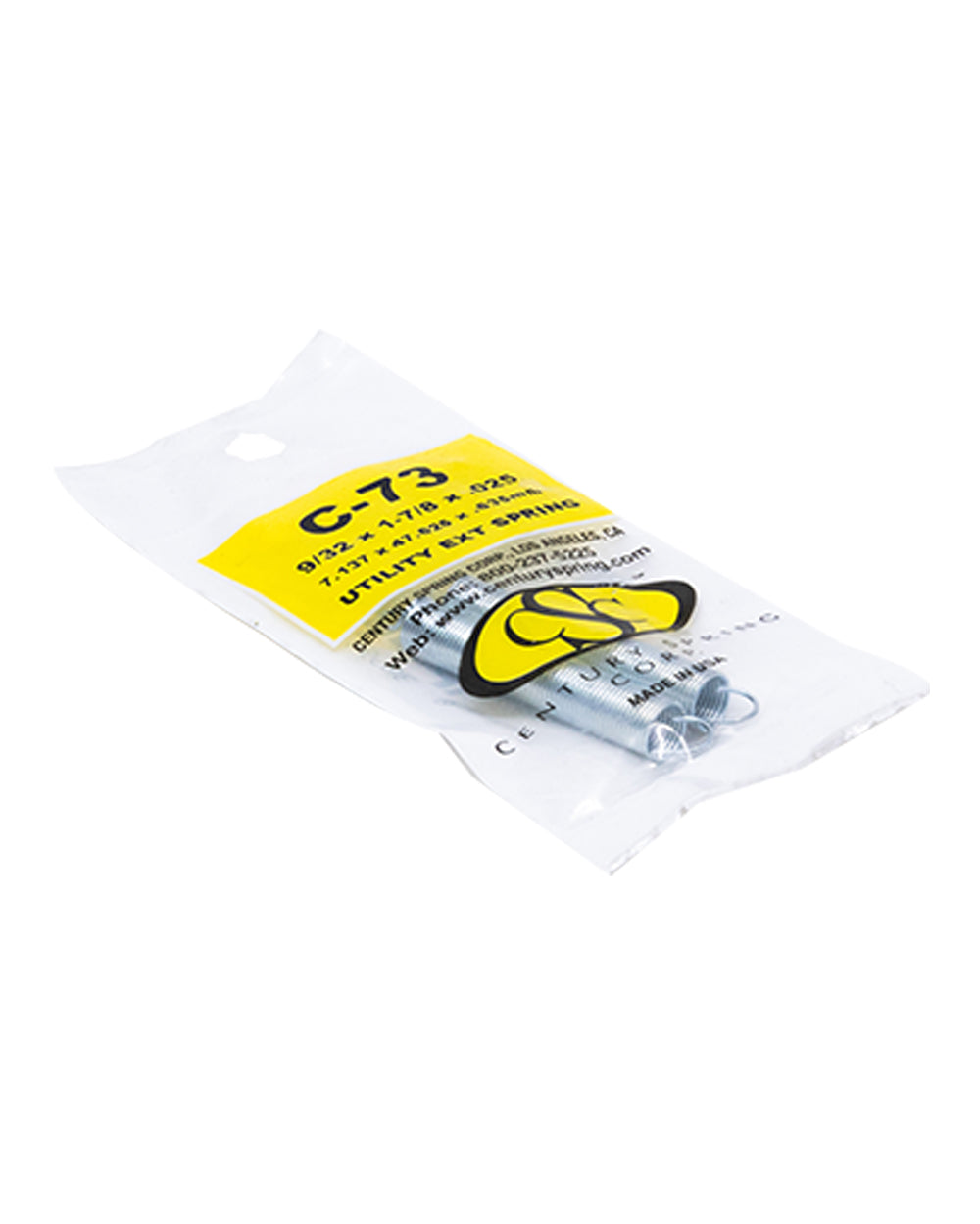 Utility Extension Spring Pack Of 2 - 7.137 x 47.625 x .635 mm