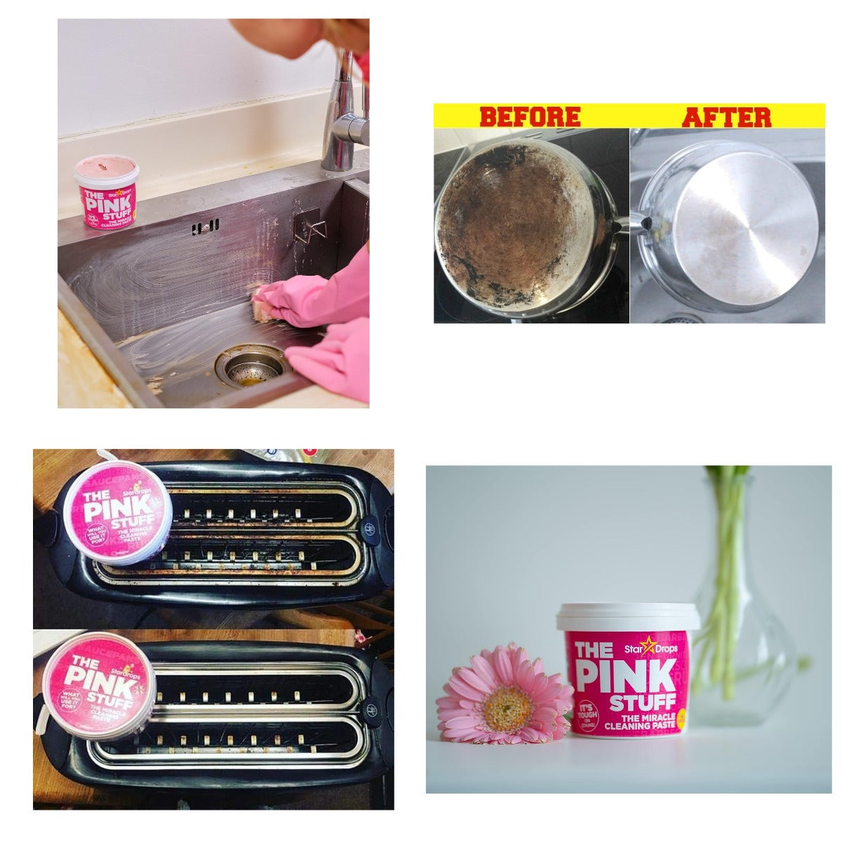 The Pink Stuff  Miracle All Purpose Cleaning Paste 500g