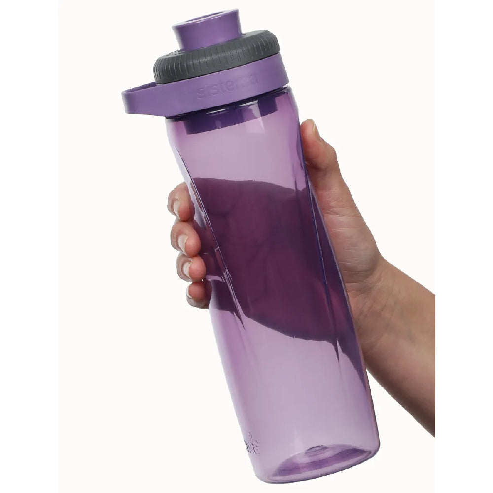 Sistema 900ML Twist n Chug lid Bottle Purple