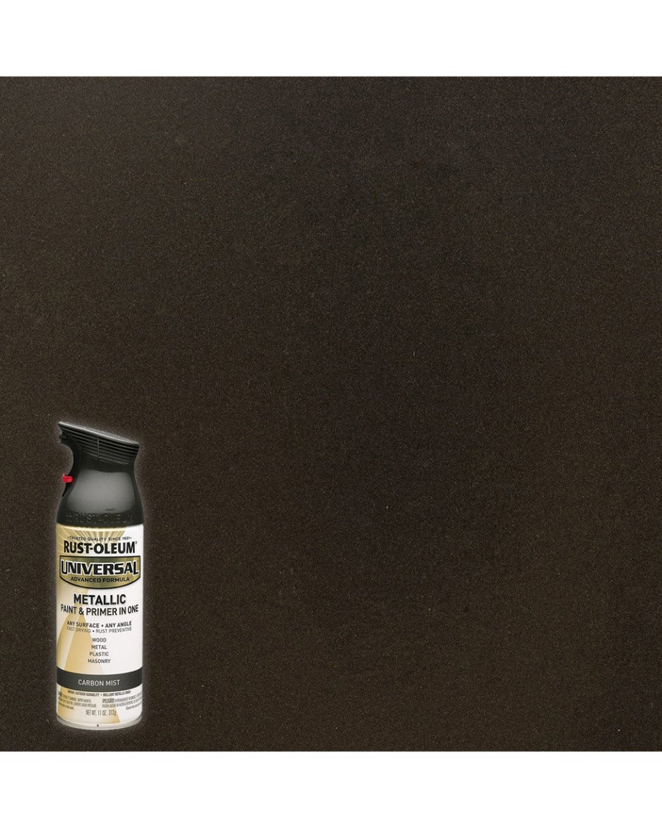 RustOleum Universal All Surface Spray Paint 11Oz Metallic Carbon Mist