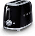 Smeg 2 Slice Toaster Black