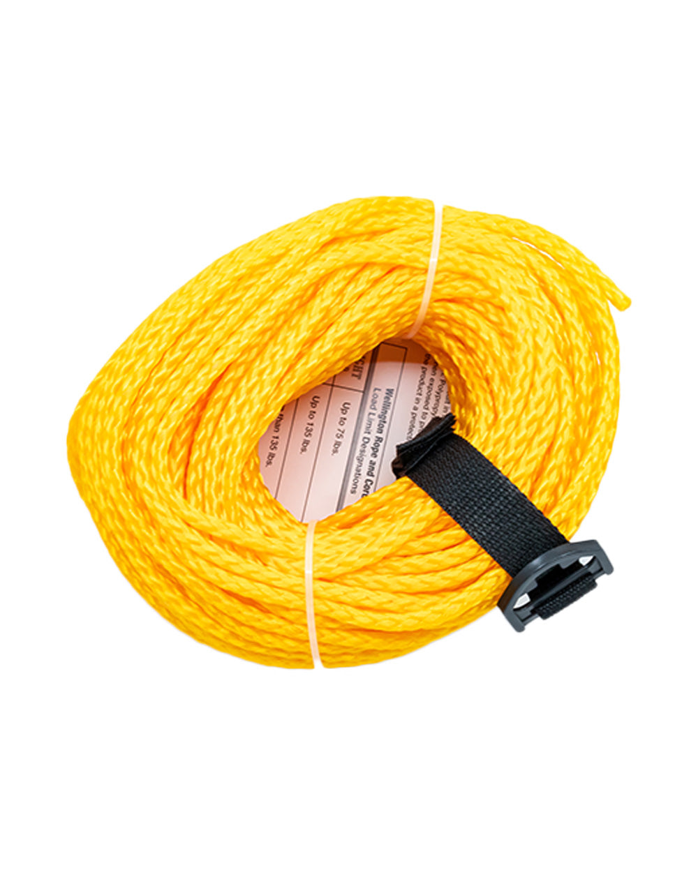 Wellington Cordage 1/4"x100' Yellow Poly Rope
