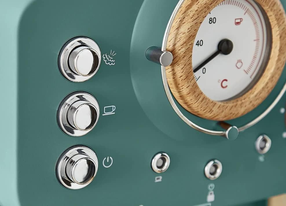 Swan Pump Espresso Coffee Machine Pine Green
