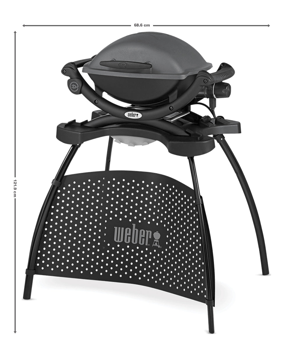 Weber Grill Q1400 Electric Barbecue with Stand
