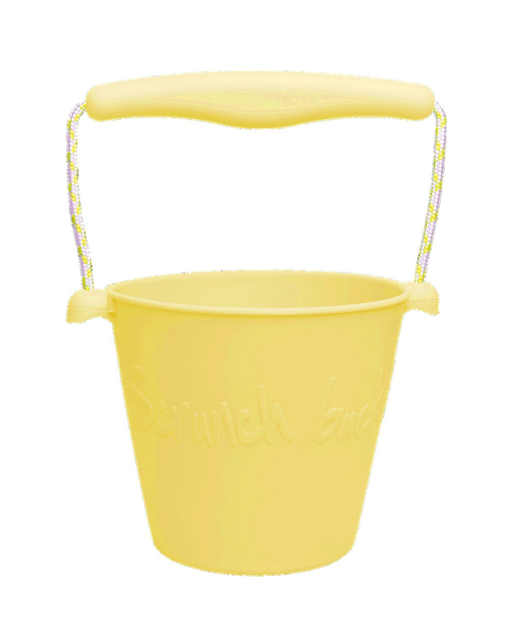 Scrunch Beach Bucket Pastel Yellow