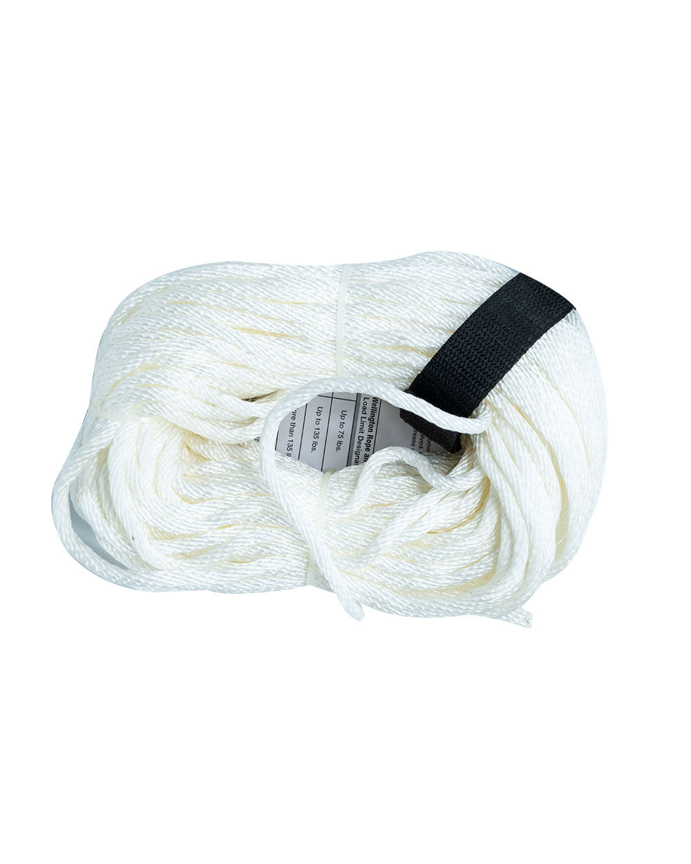 Wellington Cordage 3/16"x100' White Nylon Rope