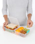 Sistema 1.4 Litre Lunch Cube Ocean Blue To Go Clear