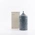 Otantik Jiwar Incense Burner Haze Blue & Silver Shining