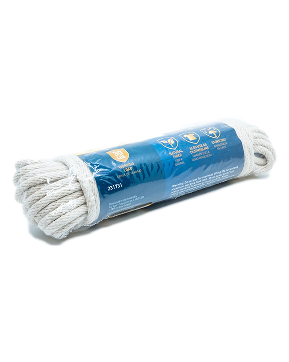 Tru-Guard 1/4"x50' Natural cotton Sash Cord