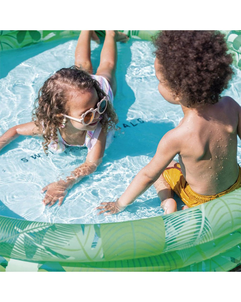 Swim Essentials Green Tropical Printed Children's pool 150 cm 3 rings