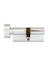 Yale 500 Series Double Euro Profile Cylinder 35+35 Key Plus Coin Polished Brass CH1453