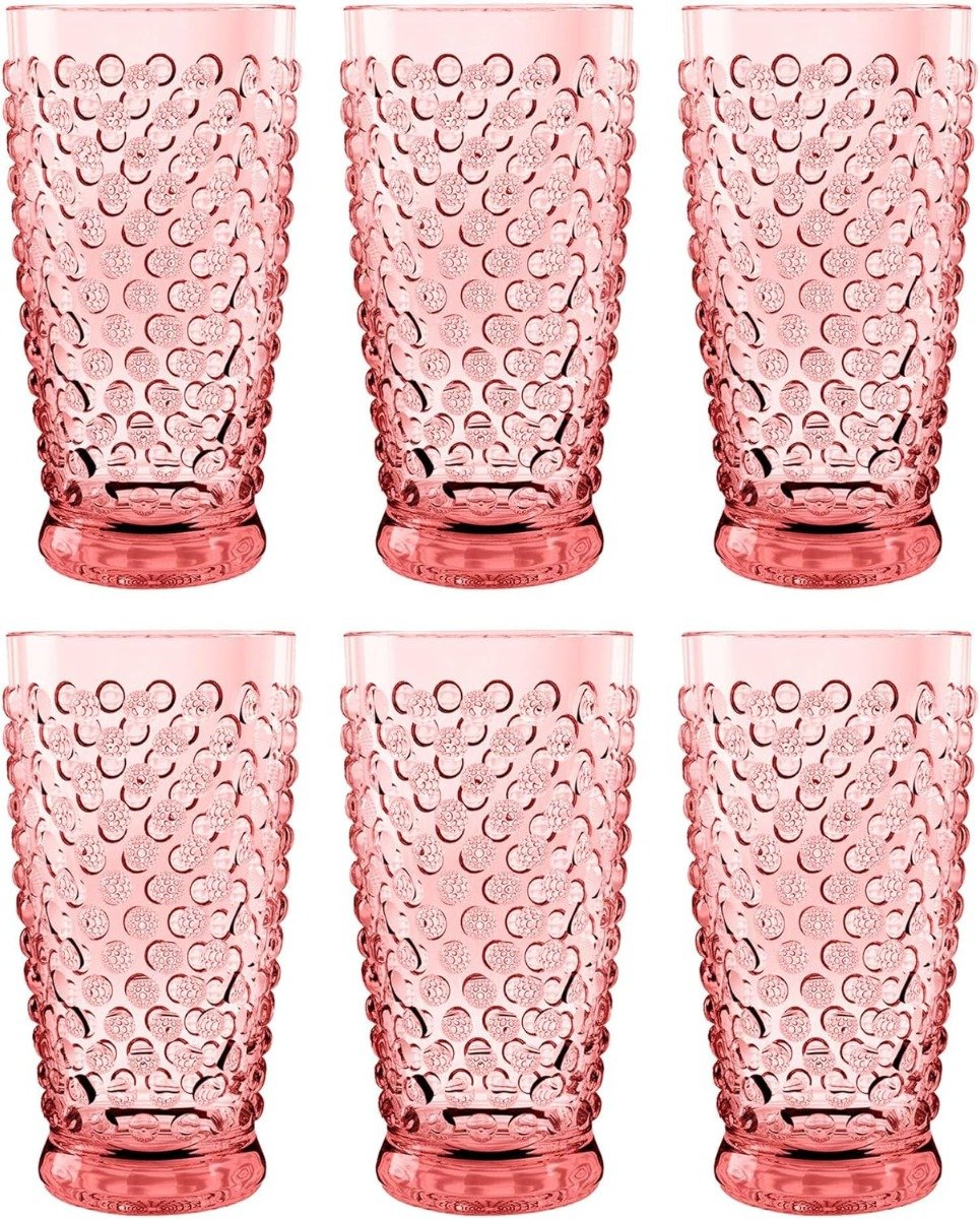 Tarhong 20oz Hobnail Jumbo Pink