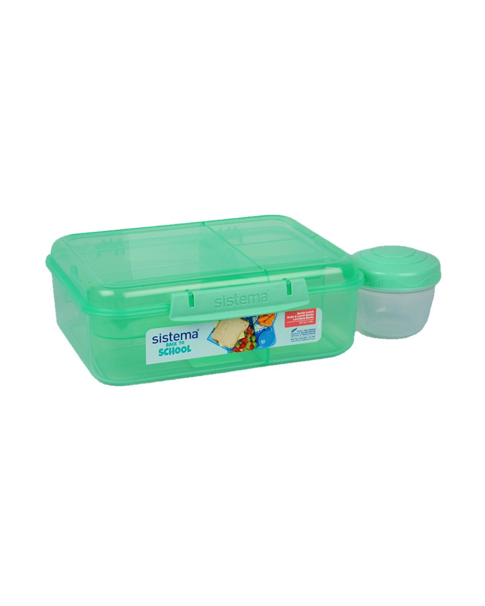 Sistema 1.65 Litre Bento Lunch Box Green