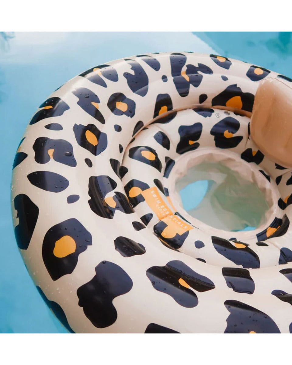Swim Essentials Beige Leopard printed Baby Swimseat 0-1 year