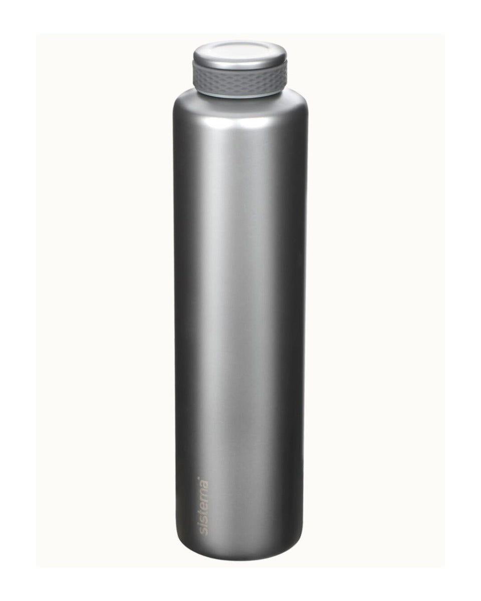Sistema 600ML Chic Stainless Steel Bottle Silver