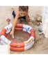 Swim Essentials Red-White Whale Baby Pool 60cm 2 Rings