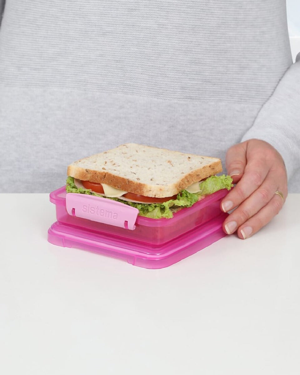 Sistema Sandwich Box 450ML Pink