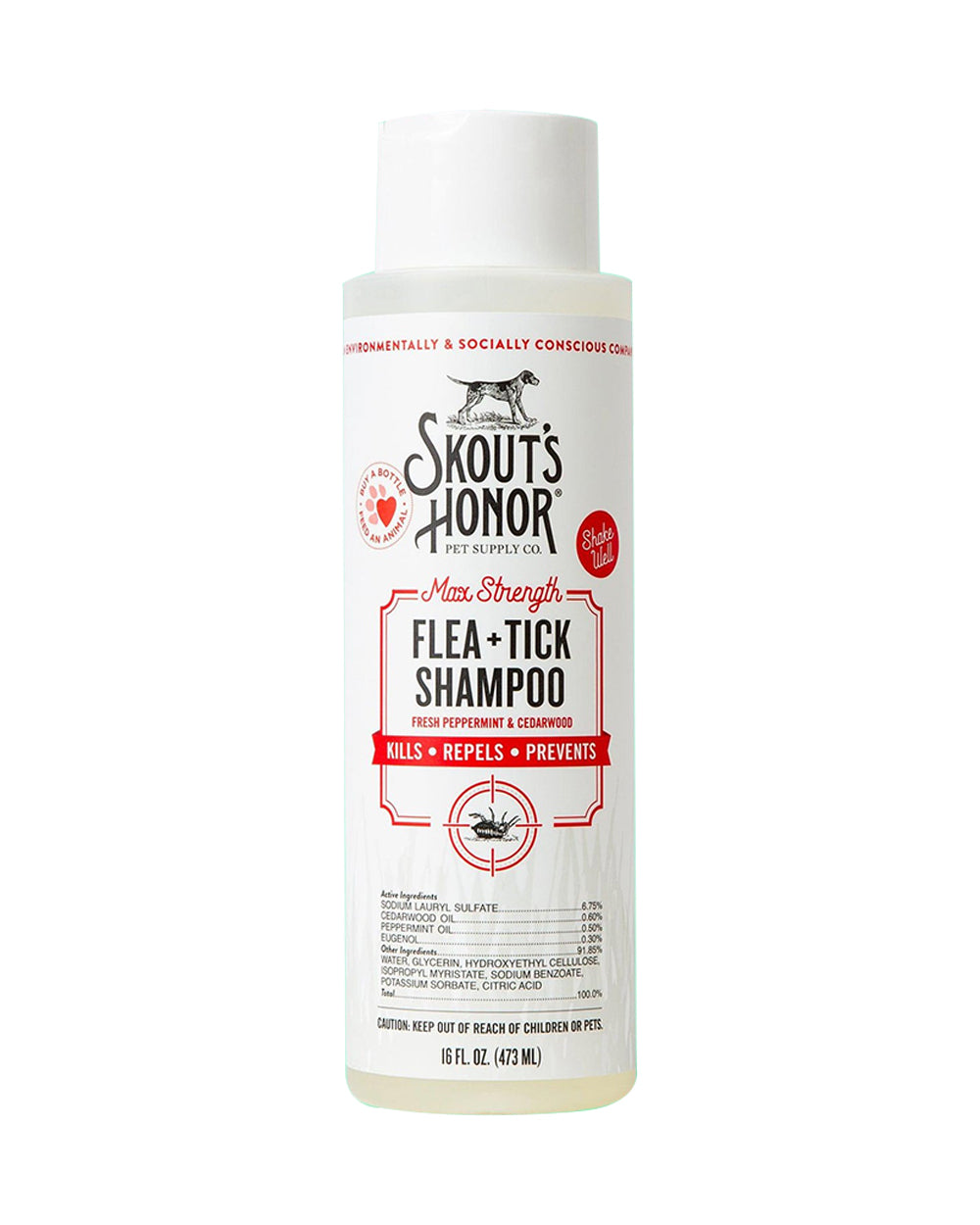 Skouts Honor 475ML Flea & Tick Shampoo