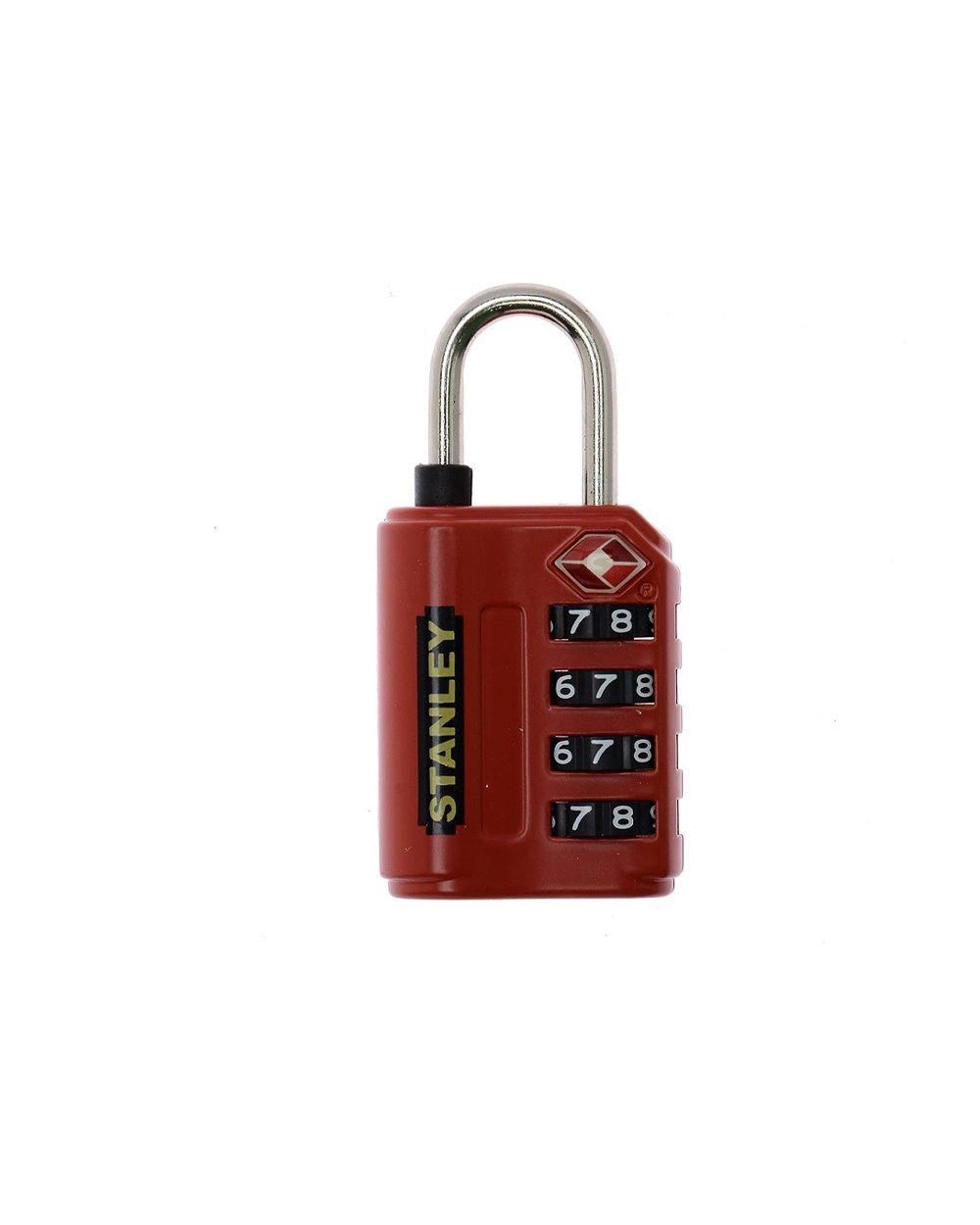 Stanley Zinc Padlock 30mm 4 Digit Combination TSA Black