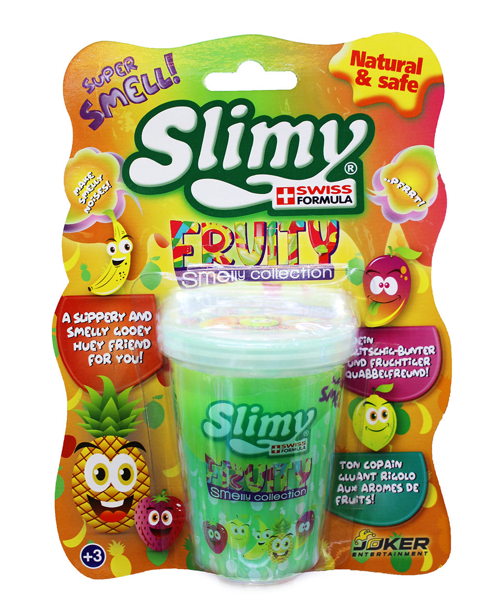 Slimy Fruity Smelly Natural Slime Assorted 1 piece 80 g