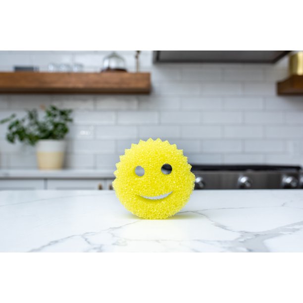 Scrub Daddy All Purpose Cleaning Sponge Multi-Pack Set Of 4 Yellow