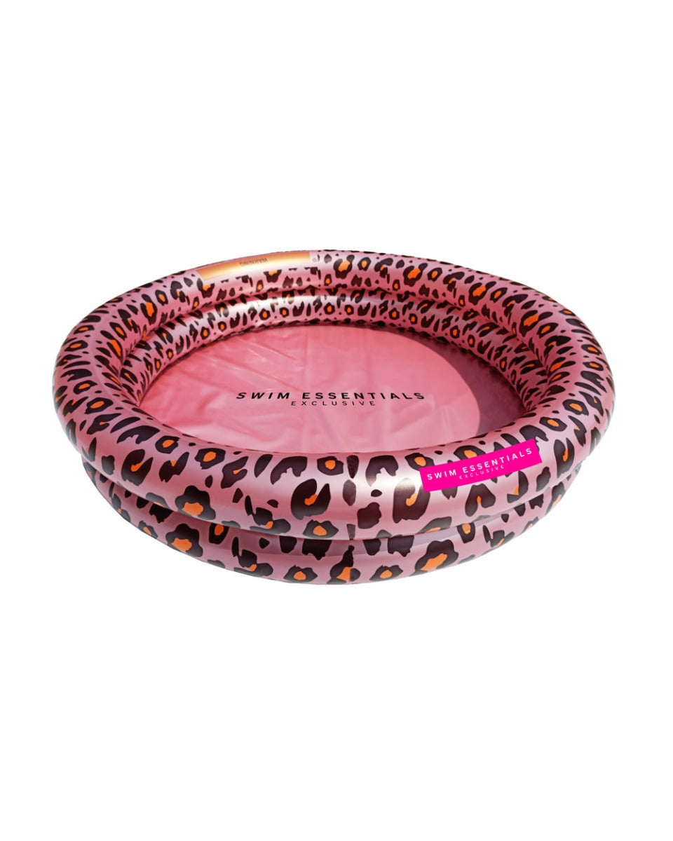 Swim Essentials Rose Gold Leopard Printed Baby Pool 60cm 2 Rings