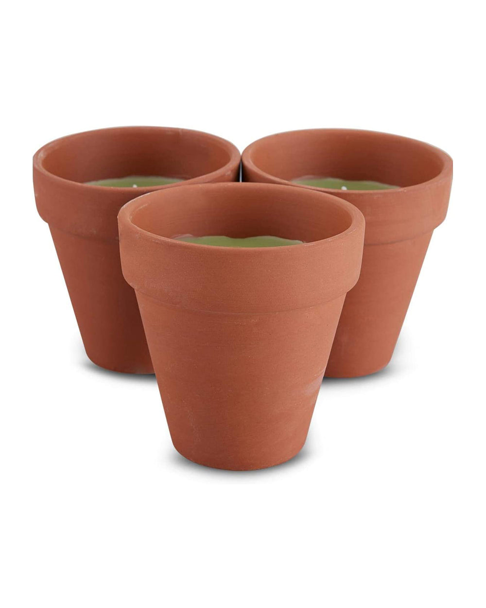 Wax Works Citronella Candle Terracotta Pot Pack of 3