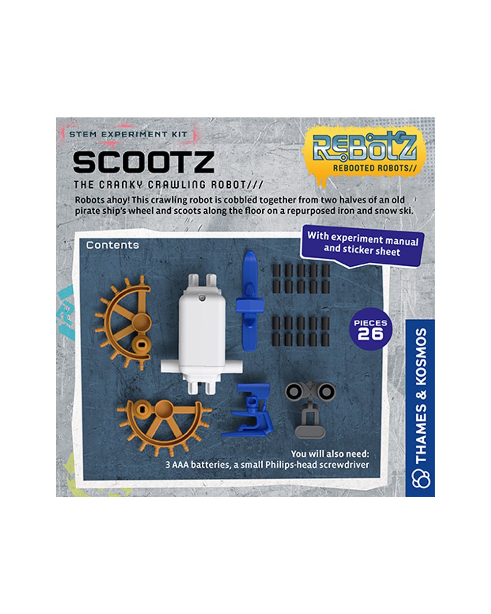 Thames & Kosmos ReBotz Scootz STEM Experiment Kit