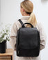 Stackers Backpack Black Saffiano