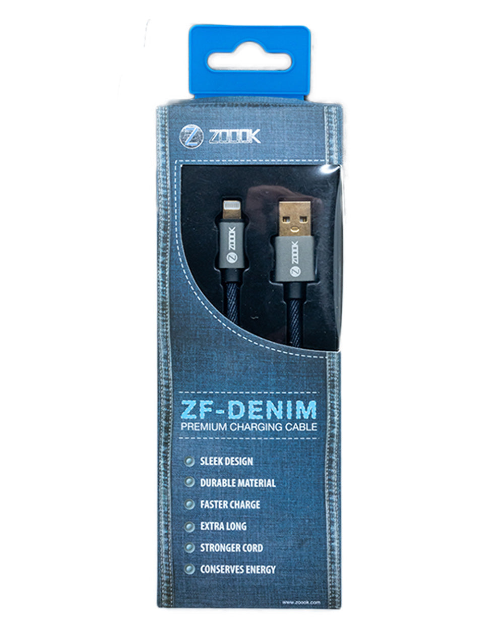 Zoook Lightning Cable Denim 1.2m