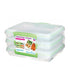 Sistema Meal Prep 3 Pack To Go 820ML