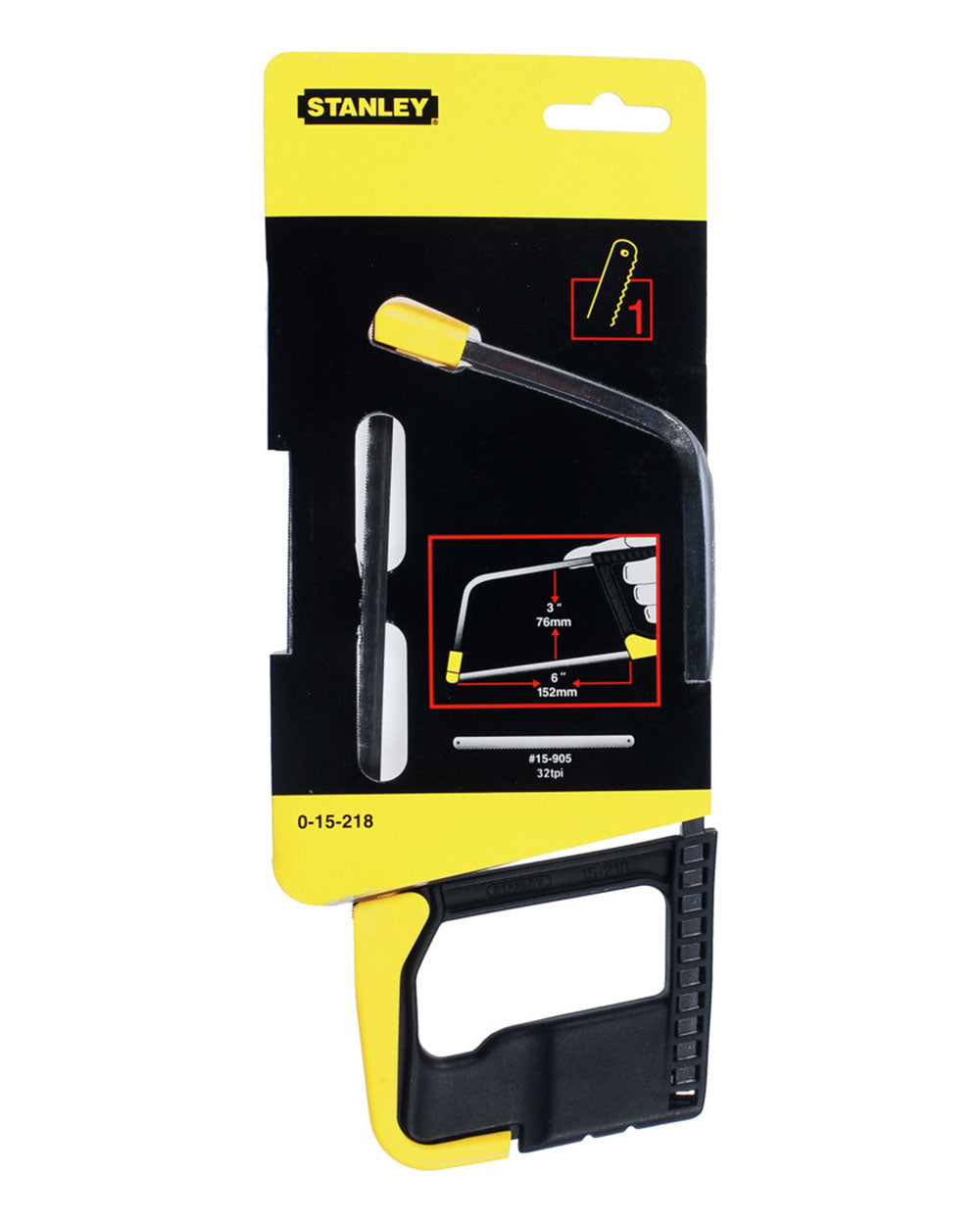 Stanley Junior Hacksaw 150Mm - Plastic Handle