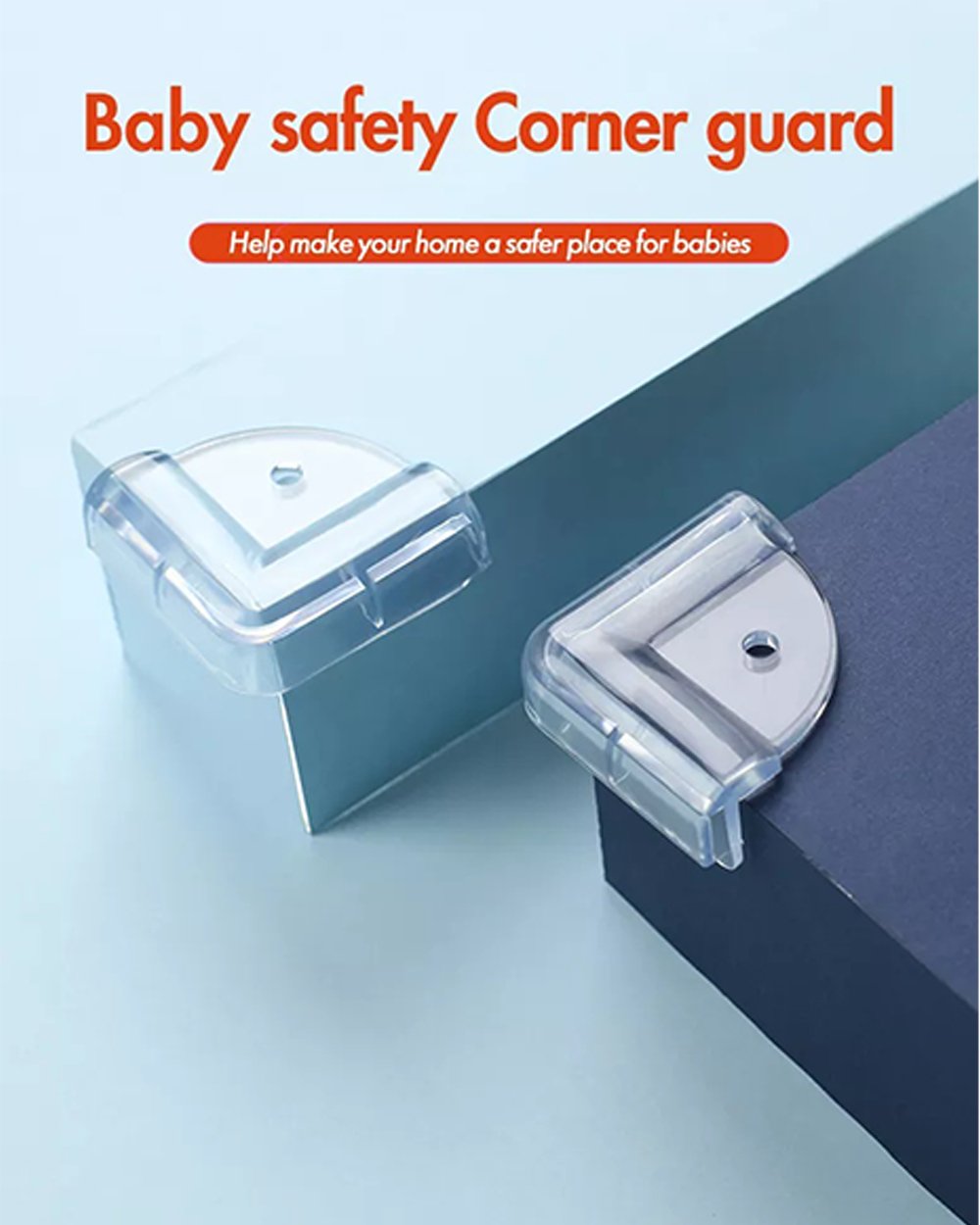 Vee Seven Squre Transperant Corner Guard
