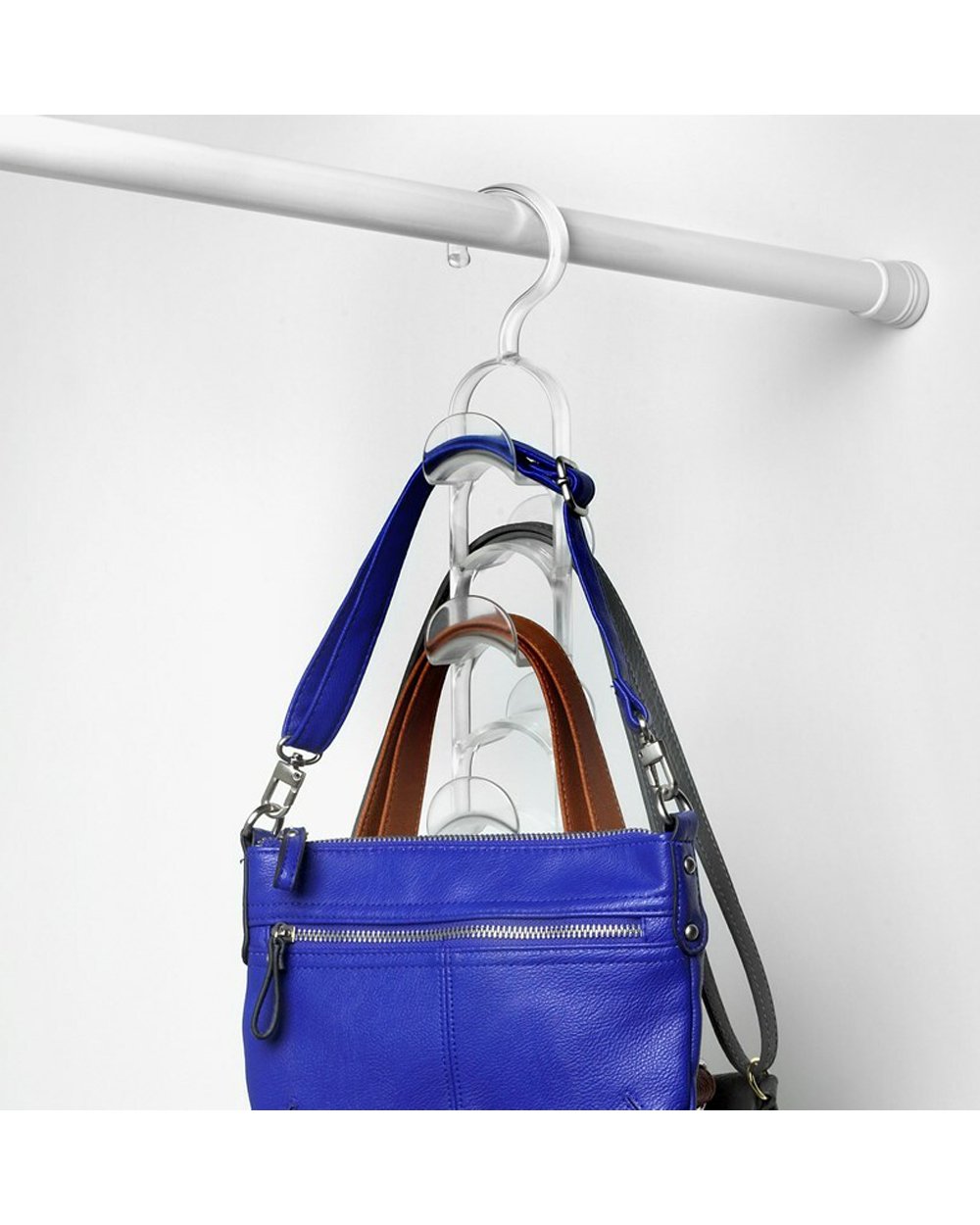 Spectrum Virgo 6 Hook Closet Purse Organizer