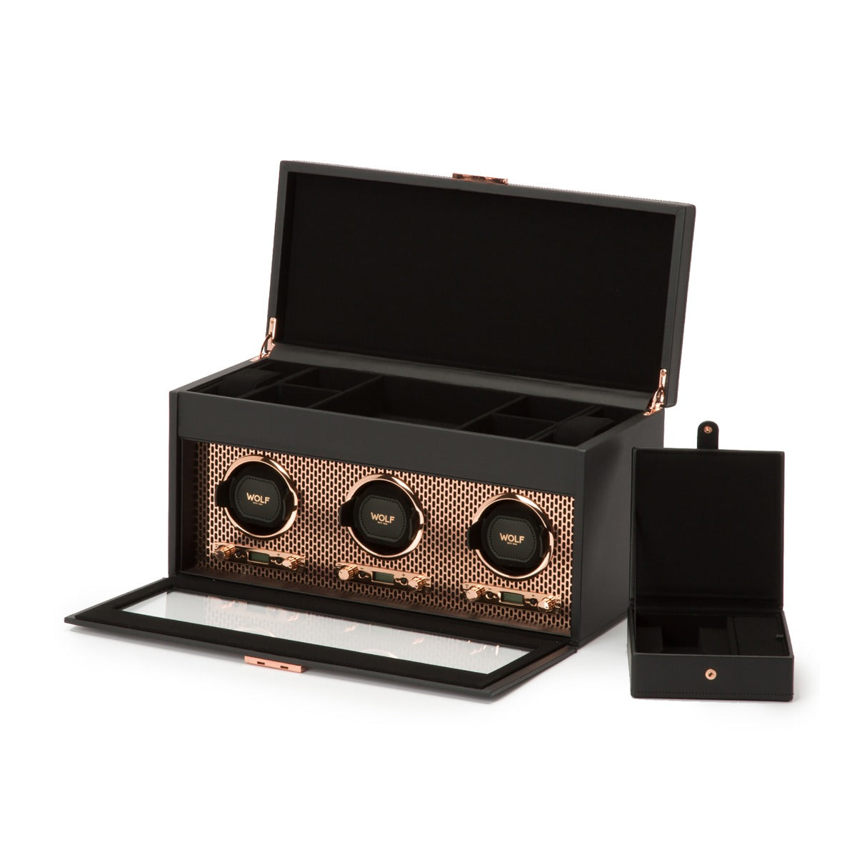 Wolf Axis Triple Winder with Storage Copper