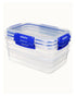 Sistema 2.2 Litre Klip it Rectangular Container Pack of 3