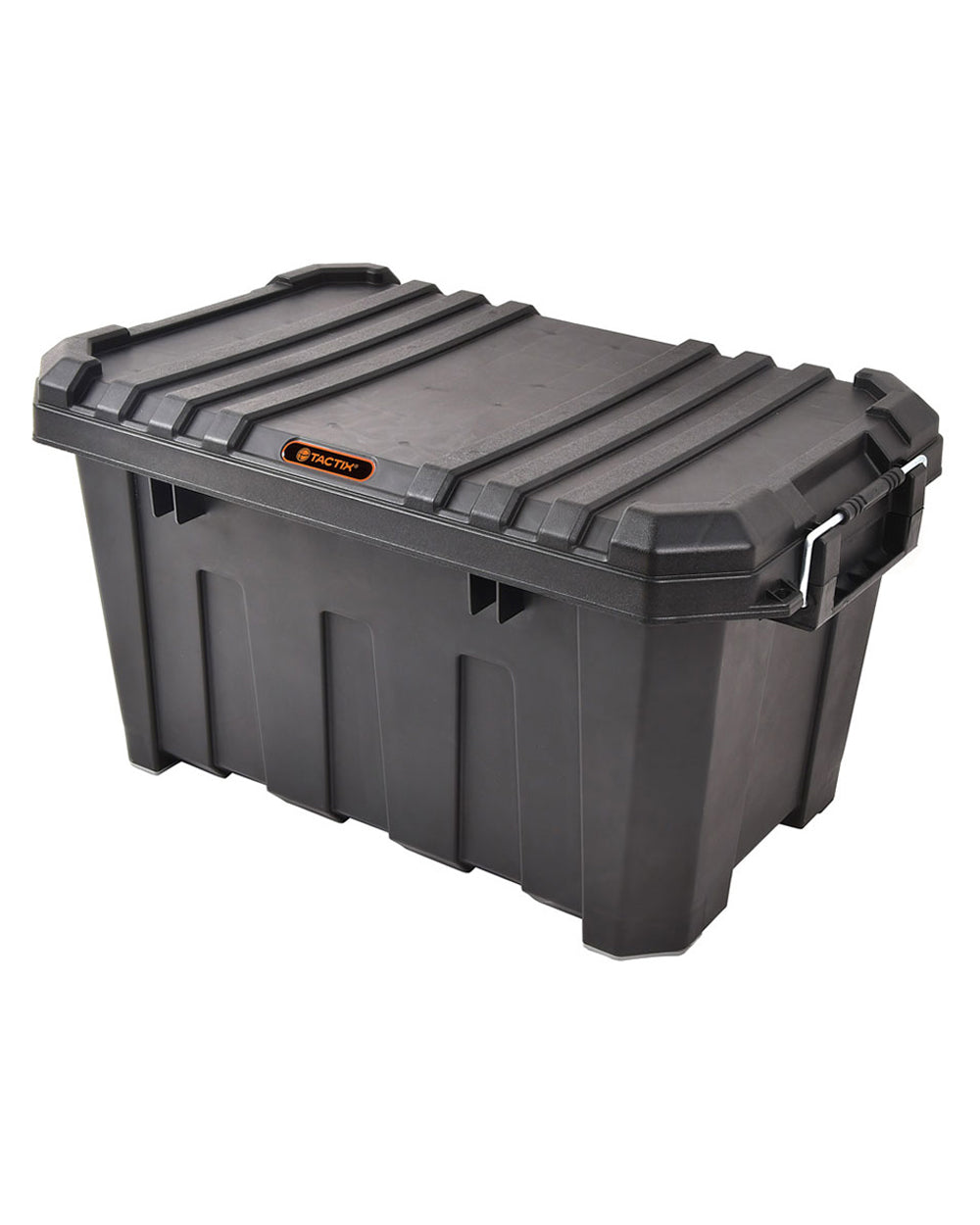 Tactix 45L Heavy Duty Storage Box 60.5 x 38.3 x 32.5 cm Black