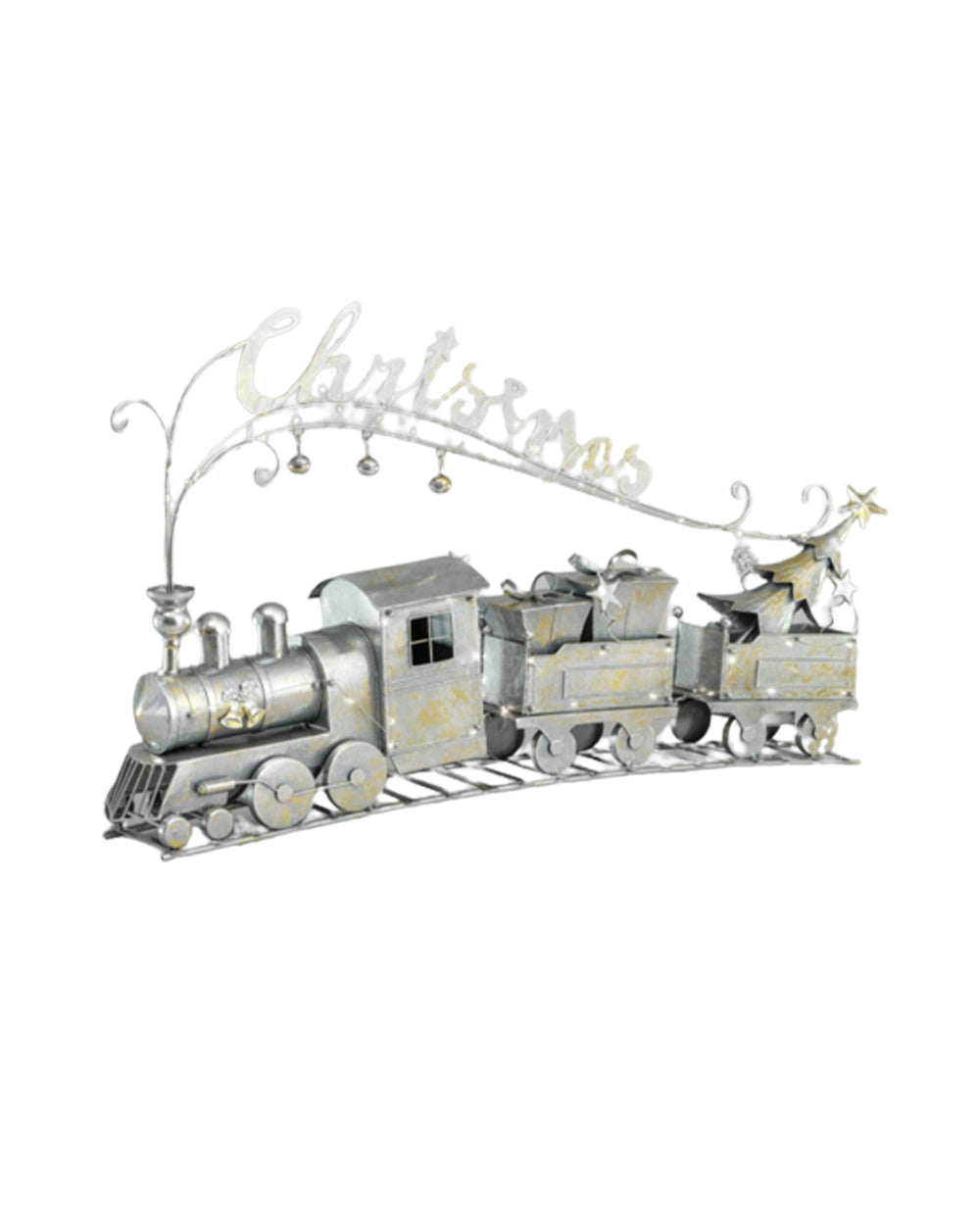 Swift 102cm Metal Train with Message Ornament