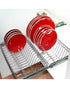 Tansel Pull Out Pantry Stainless Steel Wire Pull Out Plate Double Rack L 498 x H 100 x W 485 mm