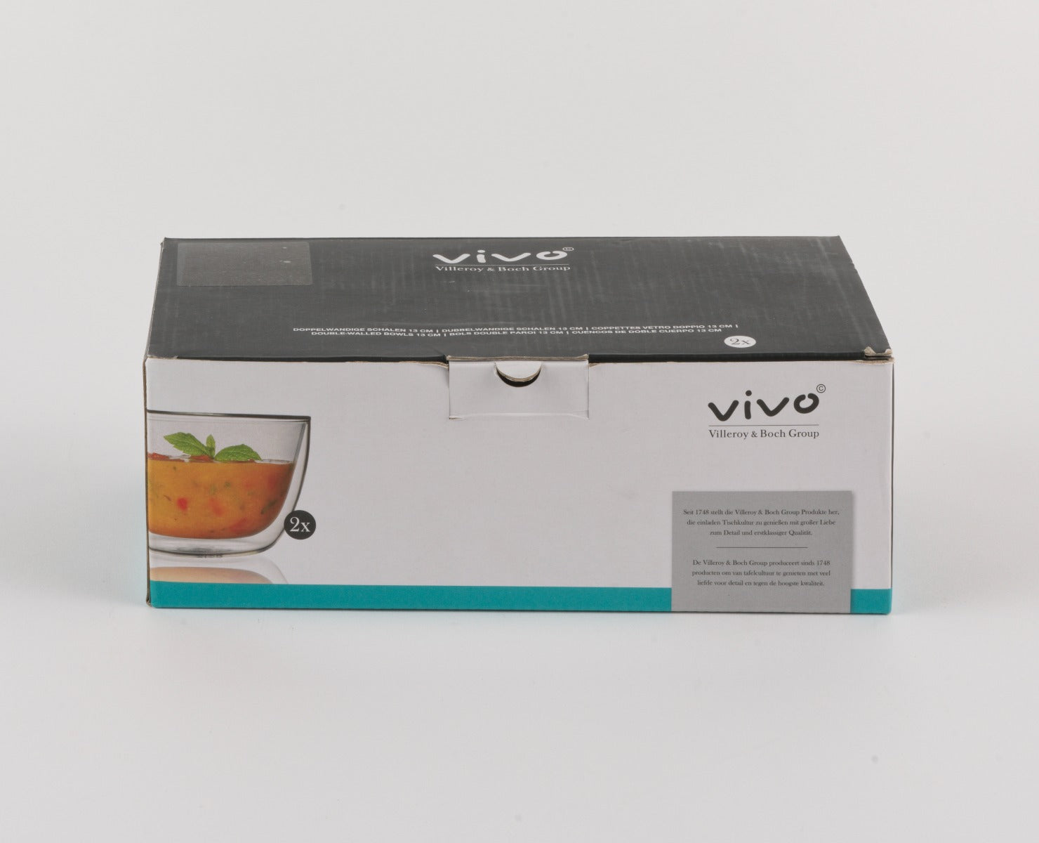 Vivo Double Walled Bowl 13cm X 2