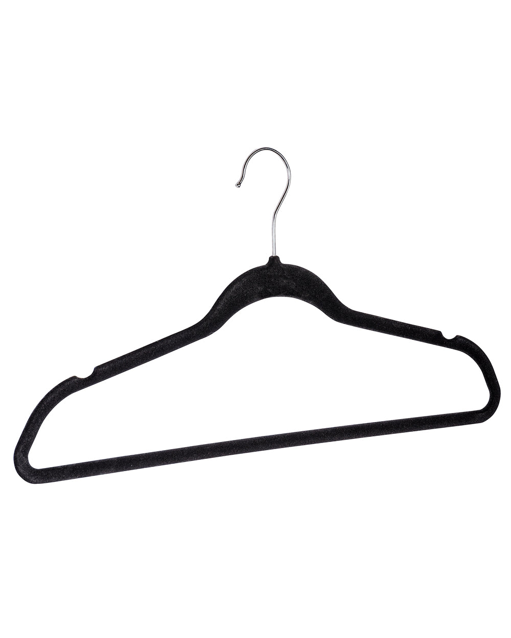 Wenko Flocking Hangers Pack of 5 Black